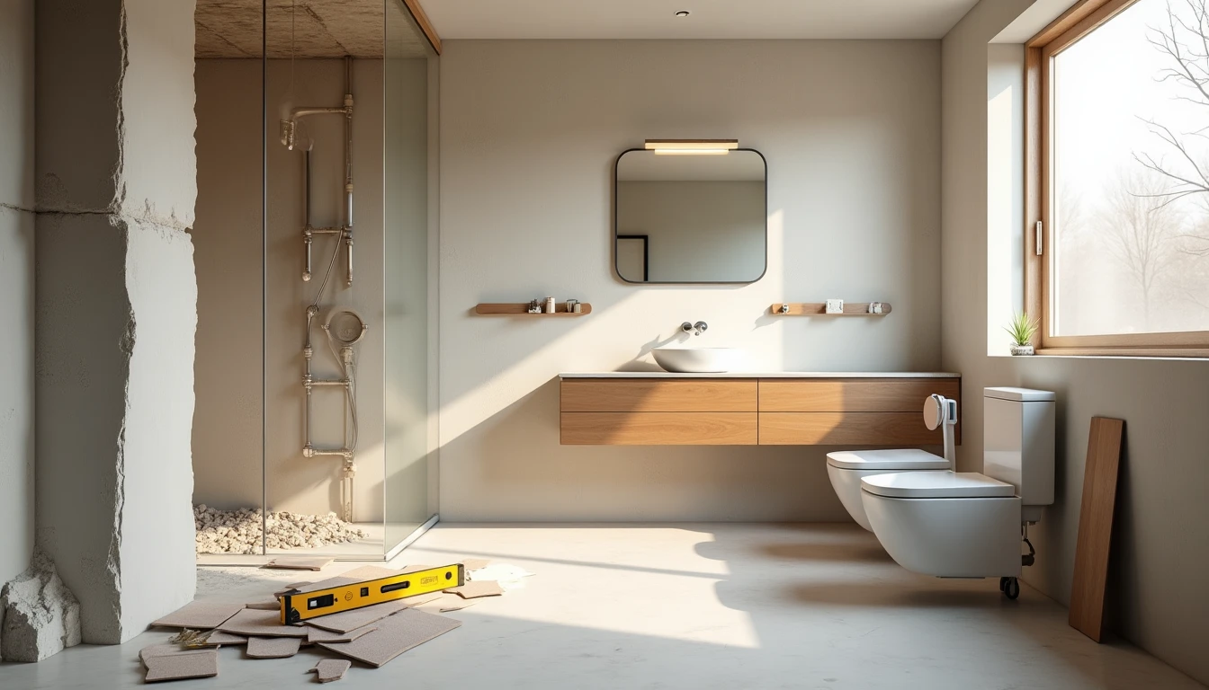Rénovation salle de bains prix : 8 exemples concrets